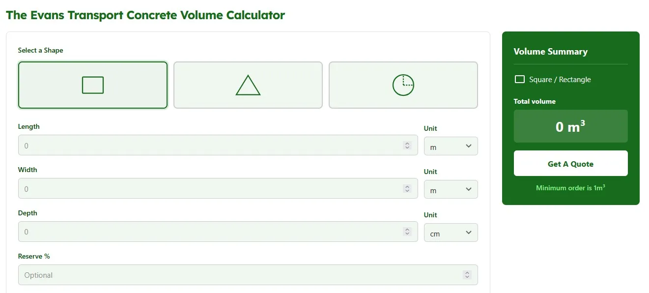 concrete calculator