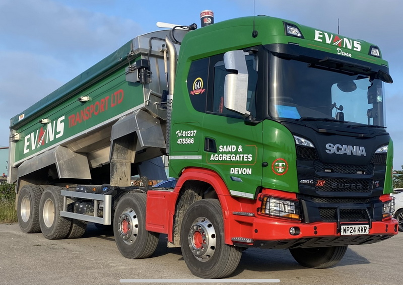 evans transport sand and aggregate chippings delivery bideford